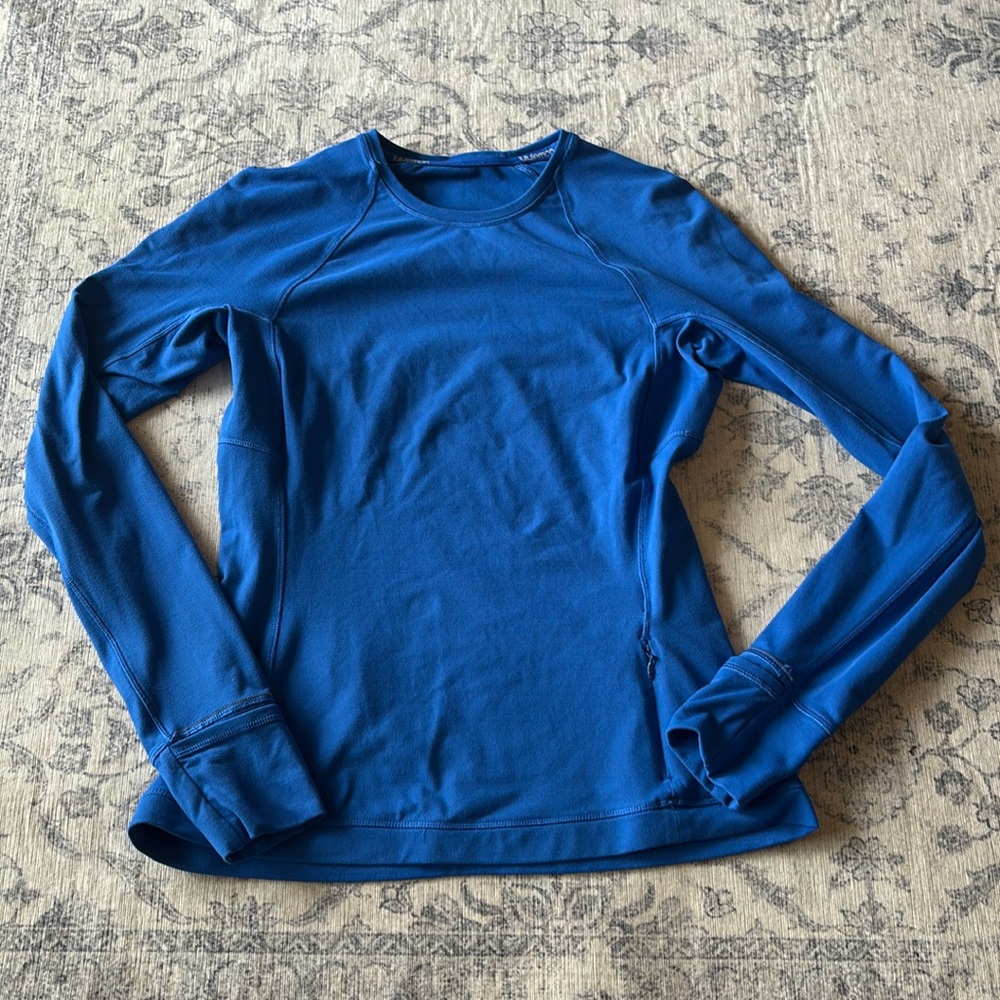 Lululemon Women’s It’s Rulu Run Long Sleeve - size 8 - symphony blue